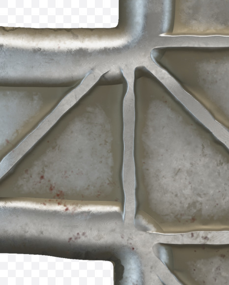 + from Metal door alphabet on Yellow Images Creative Fonts - S50323