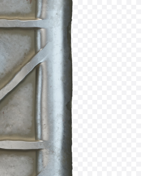 Letter J from Metal door alphabet on Yellow Images Creative Fonts - S50289