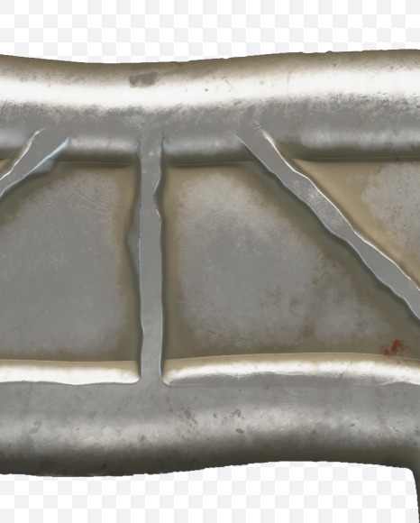 7 from Metal door alphabet on Yellow Images Creative Fonts - S50312