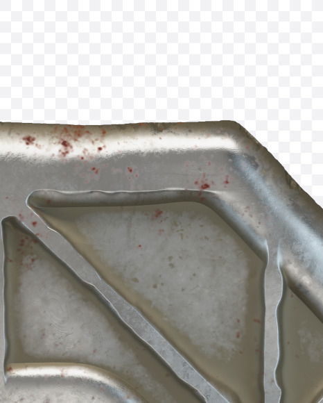 5 from Metal door alphabet on Yellow Images Creative Fonts - S50310