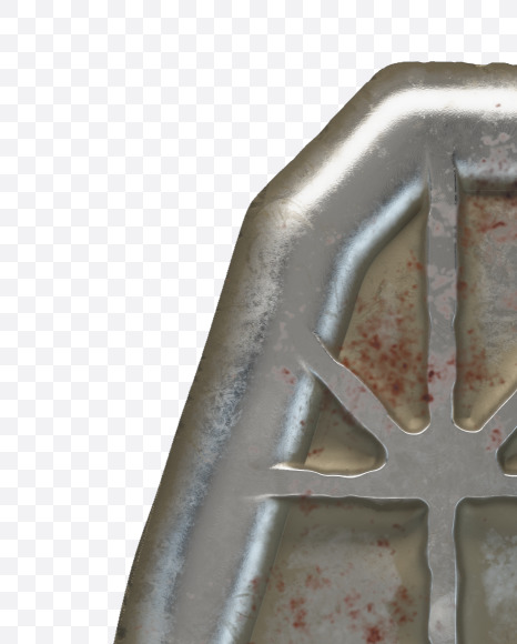 Letter X from Metal door alphabet on Yellow Images Creative Fonts - S50303