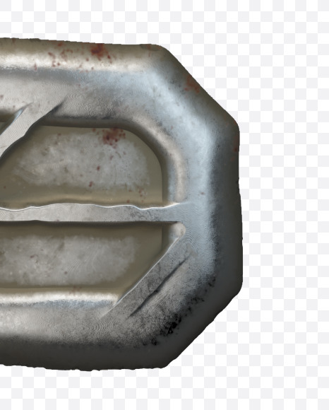 litecoin from Metal door alphabet on Yellow Images Creative Fonts - S50334