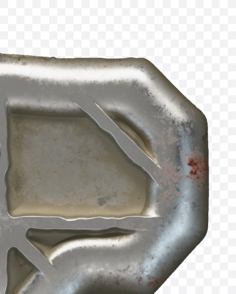 ( from Metal door alphabet on Yellow Images Creative Fonts - S50342