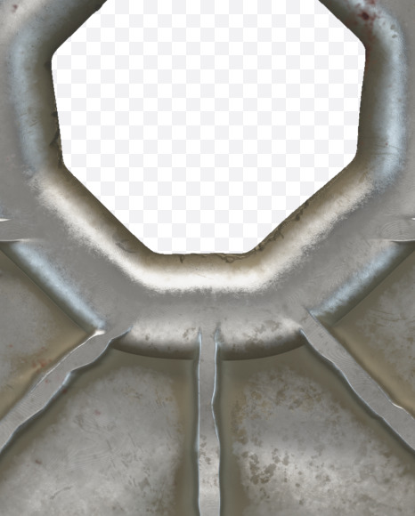 woman from Metal door alphabet on Yellow Images Creative Fonts - S50336