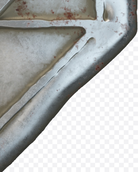 arrow down from Metal door alphabet on Yellow Images Creative Fonts - S50326