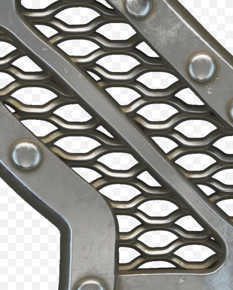 > from Metal Gate alphabet on Yellow Images Creative Fonts - S50535