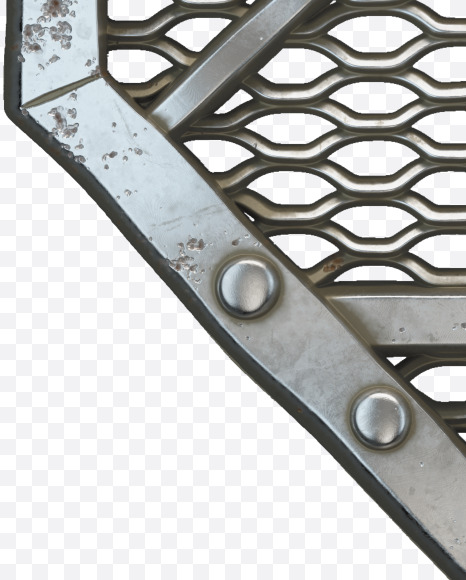arrow left from Metal Gate alphabet on Yellow Images Creative Fonts - S50519