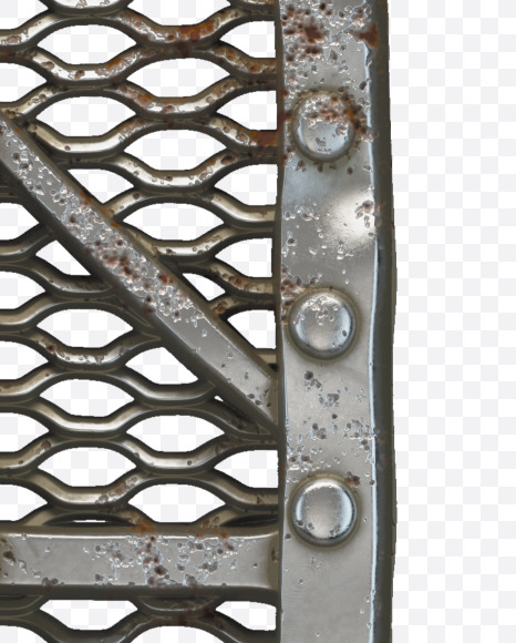 } from Metal Gate alphabet on Yellow Images Creative Fonts - S50537