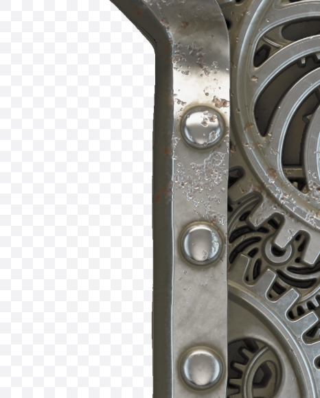 Letter A from Clockwork Gear alphabet on Yellow Images Creative Fonts - S50541