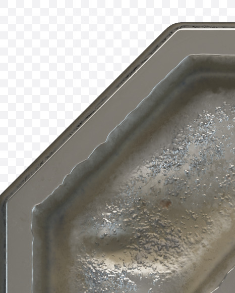 pound from Old Metal Plate alphabet on Yellow Images Creative Fonts - S50792