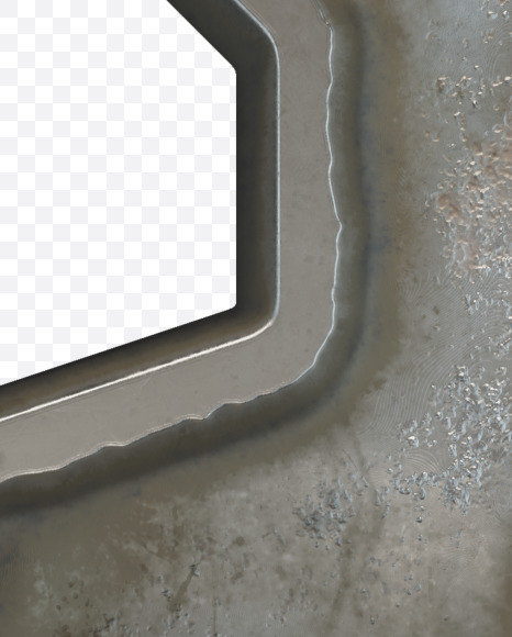 3 from Old Metal Plate alphabet on Yellow Images Creative Fonts - S50766