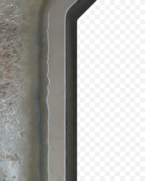 Letter C from Old Metal Plate alphabet on Yellow Images Creative Fonts - S50740