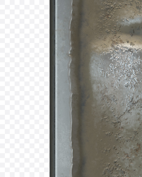 4 from Old Metal Plate alphabet on Yellow Images Creative Fonts - S50767