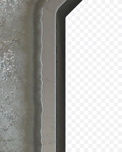 Letter O from Old Metal Plate alphabet on Yellow Images Creative Fonts - S50752