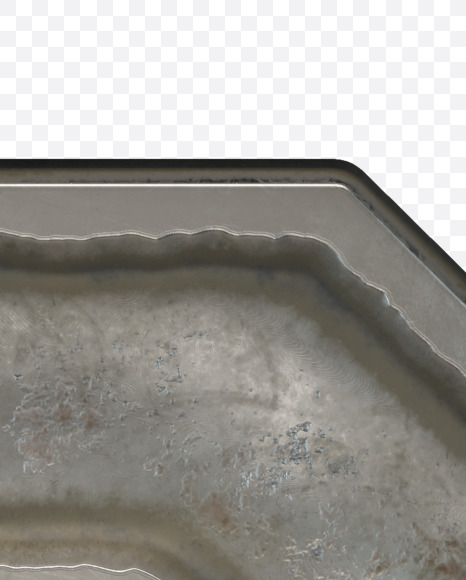 6 from Old Metal Plate alphabet on Yellow Images Creative Fonts - S50769