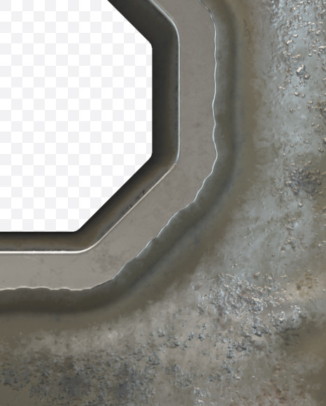 8 from Old Metal Plate alphabet on Yellow Images Creative Fonts - S50771