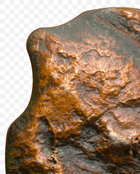 { from Copper Stone alphabet on Yellow Images Creative Fonts - S51005