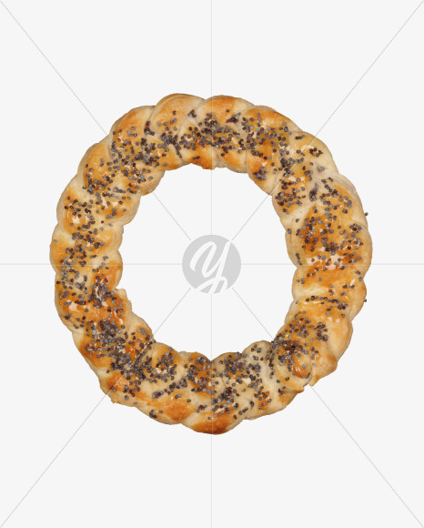 Letter o from Poppy Seed Pastries on Yellow Images Creative Fonts - S51104