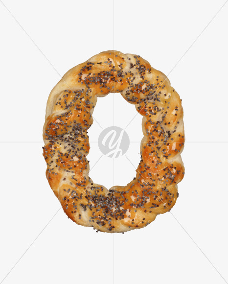 0 from Poppy Seed Pastries on Yellow Images Creative Fonts - S51125