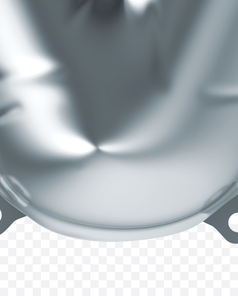 Letter V from Silver Foil Balloons Font on Yellow Images Creative Fonts - S51165