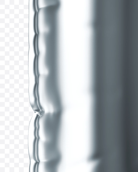 Letter P from Silver Foil Balloons Font on Yellow Images Creative Fonts - S51159