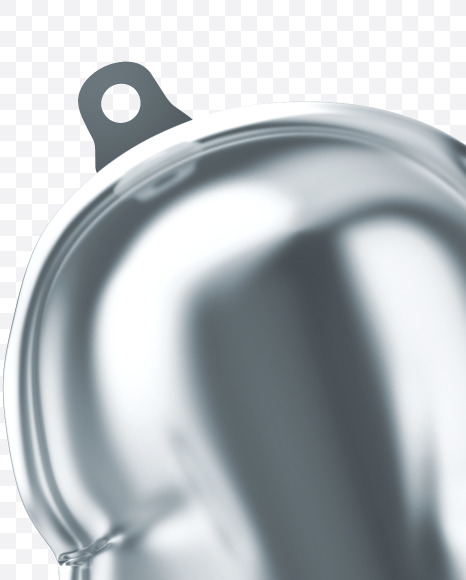 Letter W from Silver Foil Balloons Font on Yellow Images Creative Fonts - S51166