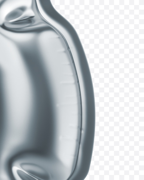 8 from Silver Foil Balloons Font on Yellow Images Creative Fonts - S51143