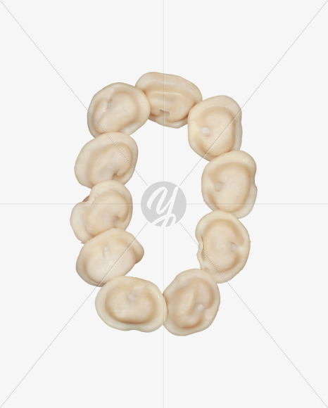 0 from Pelmeni alphabet on Yellow Images Creative Fonts - S51223