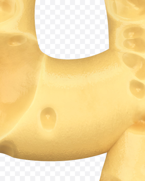 9 from Swiss Cheese 3D Lettering on Yellow Images Creative Fonts - S51347