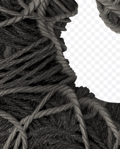 & from Grey Rope Pile 3D Letters on Yellow Images Creative Fonts - S51550