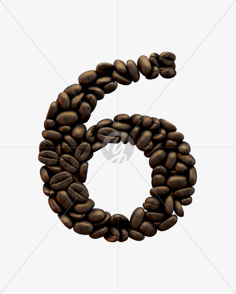 6 from Coffee Font on Yellow Images Creative Fonts - S51563