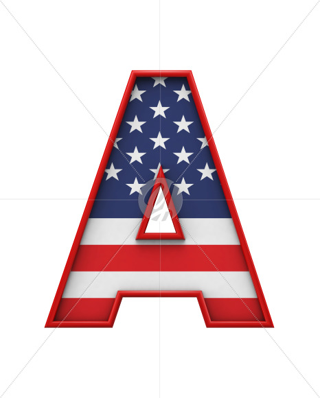 USA stars and stripes font - Type