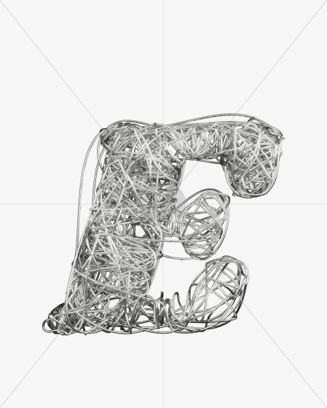 E uppercase