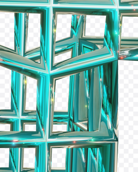 f lowercase from Sparkling Aquamarine Font. on Yellow Images Creative Fonts - S51856