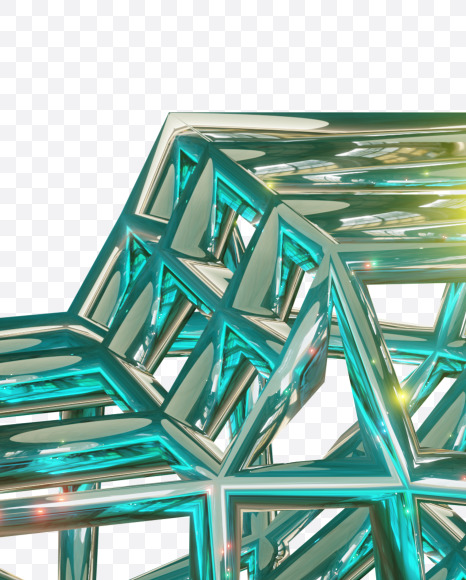 c lowercase from Sparkling Aquamarine Font. on Yellow Images Creative Fonts - S51853