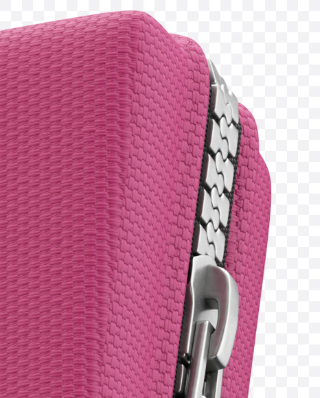 Letter W from Pink Suitcase alphabet on Yellow Images Creative Fonts - S52058