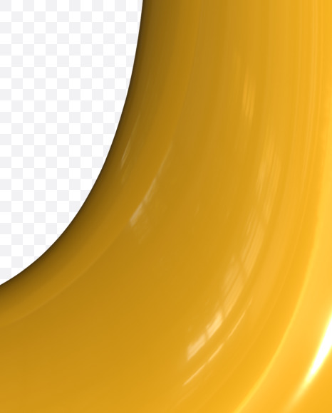 U uppercase from Inflated balloon font. on Yellow Images Creative Fonts - S52391