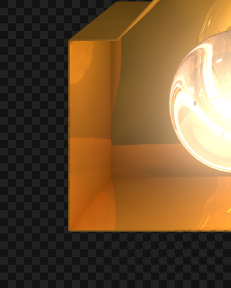 X lights on from Burlesque light bulb letters on Yellow Images Creative Fonts - S52509