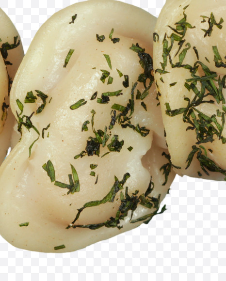 Letter U from Dumplings with Fennel font on Yellow Images Creative Fonts - S52955