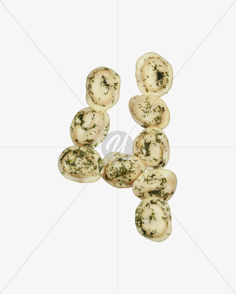 4 from Dumplings with Fennel font on Yellow Images Creative Fonts - S52964