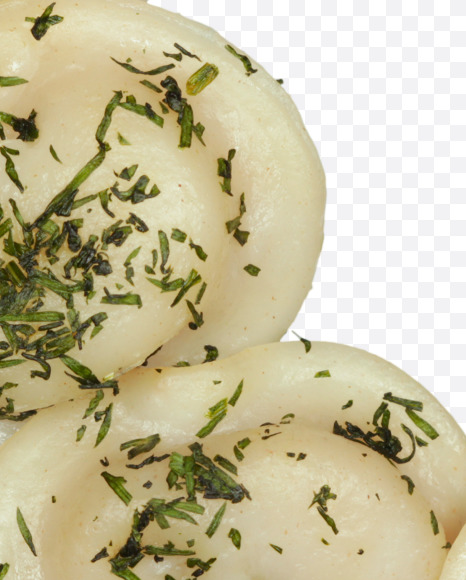 Letter O from Dumplings with Fennel font on Yellow Images Creative Fonts - S52949