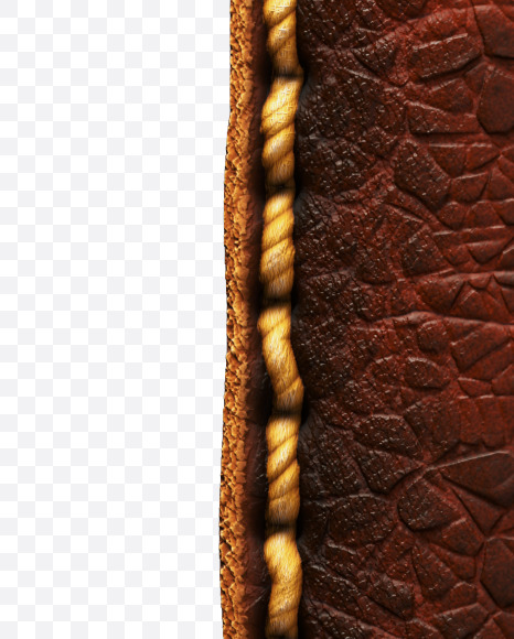 { from Leather font on Yellow Images Creative Fonts - S53040