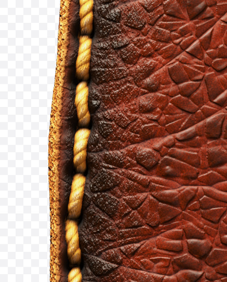 4 from Leather font on Yellow Images Creative Fonts - S53009