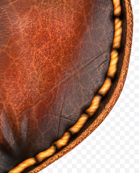 ? from Leather font on Yellow Images Creative Fonts - S53147