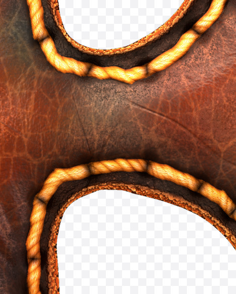 bitcoin from Leather font on Yellow Images Creative Fonts - S53165