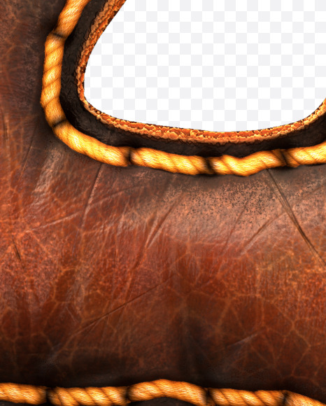 4 from Leather font on Yellow Images Creative Fonts - S53139