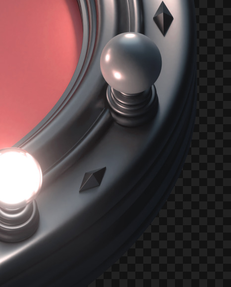 ? from Black and Red Metal Lamp font on Yellow Images Creative Fonts - S53254