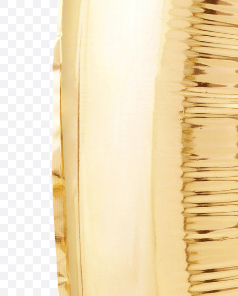 Letter C from Golden Helium Balloon font on Yellow Images Creative Fonts - S53700