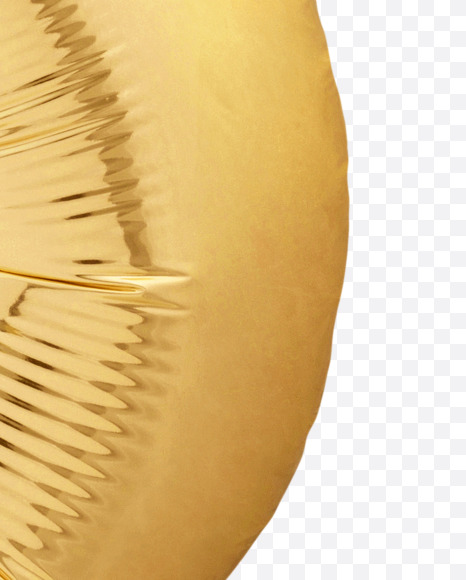 Letter S from Golden Helium Balloon font on Yellow Images Creative Fonts - S53716