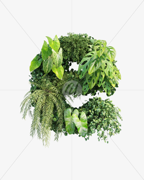 e lowercase from Vertical Garden Font Set 3 on Yellow Images Creative Fonts - S53865